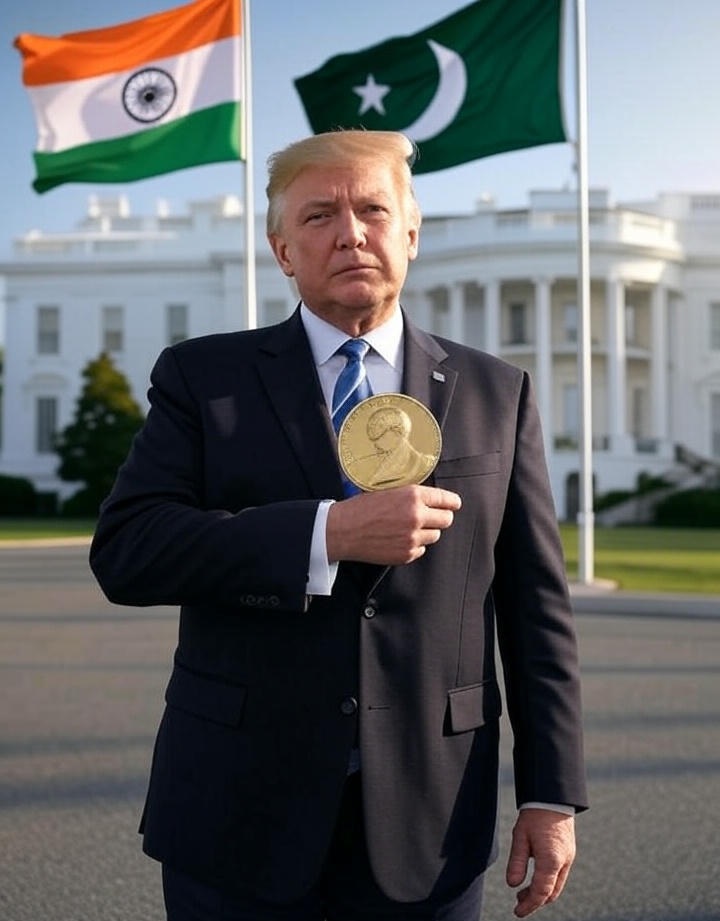 India Distances Itself as Trump Pushes for Nobel Peace Prize Over India-Pakistan Talks